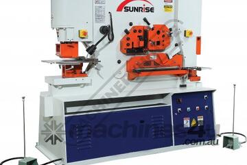 IW-125SH Hydraulic Punch & Shear - 125 Tonne Dual Hydraulic Cylinders with Independent Operating Sta