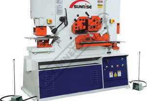 IW-125SH Hydraulic Punch & Shear - 125 Tonne Dual Hydraulic Cylinders with Independent Operating Sta