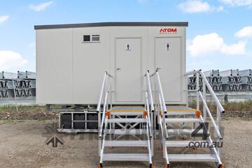 2024 ATOM Modular 12mx3m 4 Male/4 Female Portable Toilet Block Building * BUILT TO LAST * 2024 ATOM Modular 12mx3m 4 Male/4 Female Portable Toilet Block Building * BUILT TO LAST *