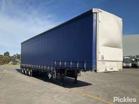 2008 Vawdrey VBS3 Tri Axle Drop Deck Curtainside Trailer - picture0' - Click to enlarge