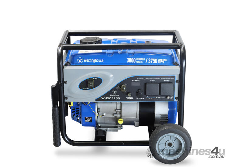 caption CVA Compressors - Westinghouse Portable Generator - WHXC3750