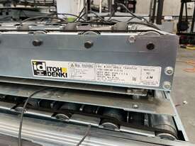 ITOH DENKI Flat Right Angle Transfer conveyor with controller cards - picture1' - Click to enlarge