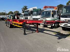 2012 Barker Heavy Duty Tri Axle OD 40ft Tri Axle Skel Trailer - picture0' - Click to enlarge