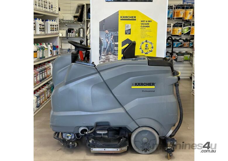 caption Karcher Ride on Floor Scrubber 90cm B150 R Bp