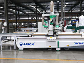AARON 2860*1260mm Loading & Unloading 12 Linear tool changer nesting woodworking CNC Machine 2812L - picture0' - Click to enlarge