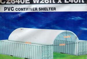New 8m x 12m Container Shelter Workshop Igloo Dome with End Wall