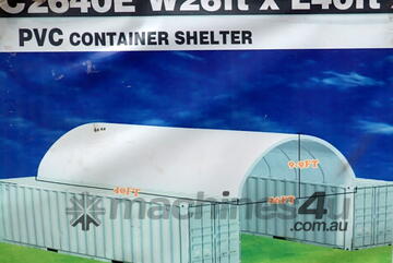   8m x 12m Container Shelter Workshop Igloo Dome with End Wall