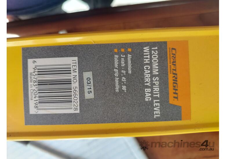 CRAFT RIGHT 1200mm Spirit Level