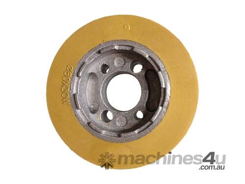 caption ToughCut 80mm Dia. x 30mm Roller Wheels to suit Power Feeders