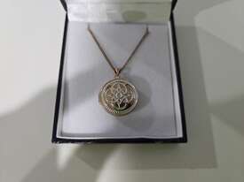 Prouds Jewellers Set Of 2 Rose Gold Lockets - picture0' - Click to enlarge