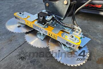 FEMAC BD3 Hedge Trimmer Multi-Saw for Excavators