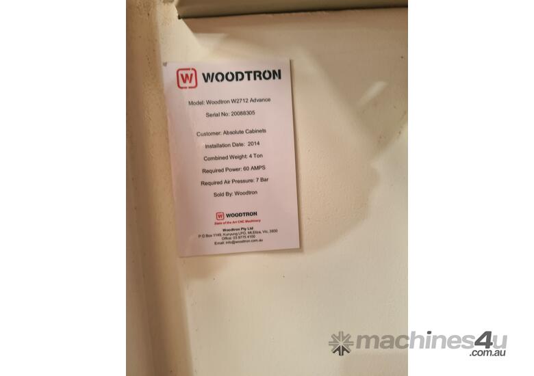 caption Woodtron W2712 Advance