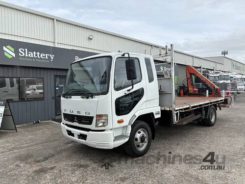 caption 2013 Fuso Fighter 1024 4x2 Crane Truck