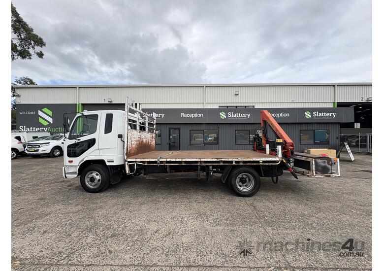 caption 2013 Fuso Fighter 1024 4x2 Crane Truck