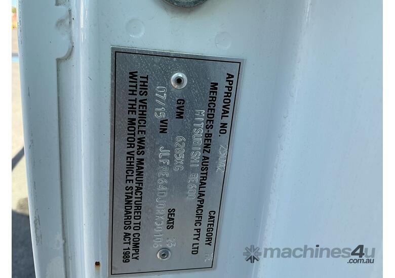 caption 2015 Mitsubishi Fuso Rosa BE600 25 Seat Bus
