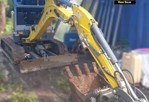 2023 Wacker Neuson EX17 Excavator & Trailer, Low Hrs, E.M.U.S MS1069