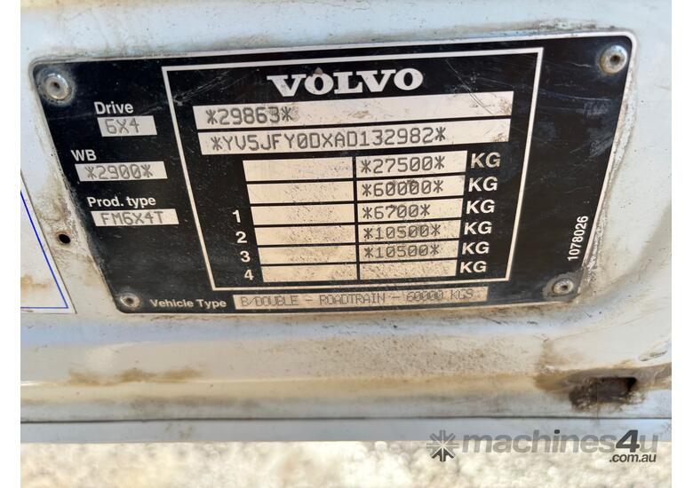 caption 2010 Volvo FM 440 Euro 4 6x4 Tipper