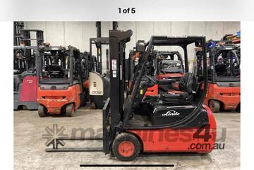 Linde E16 1.6Ton 3 Wheeler Container Mast Side Shift Great Batt New Tire