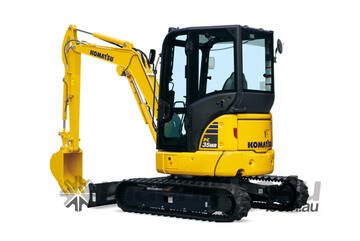 Komatsu PC35MR-5 Excavator Rubber Tracked - 3t for  