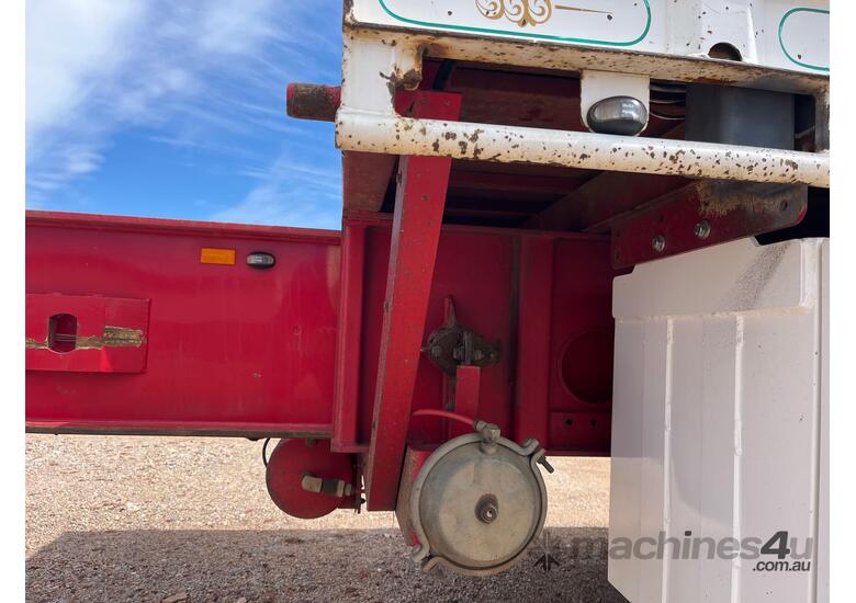 2009 Barker Heavy Duty Tri Axle Tri Axle Extendable Flat Top