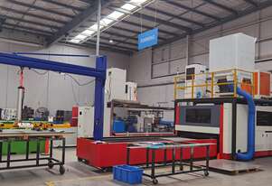 IMS - 12Kw |1.5x3m Fiber Laser | Enclosure | Exchange table | Delivered & Installed.