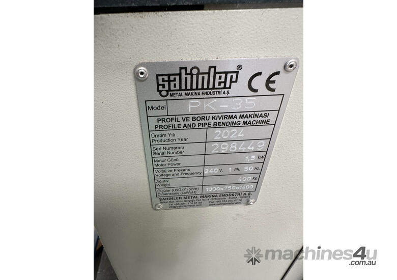 caption Section & Pipe Rolling Machine
