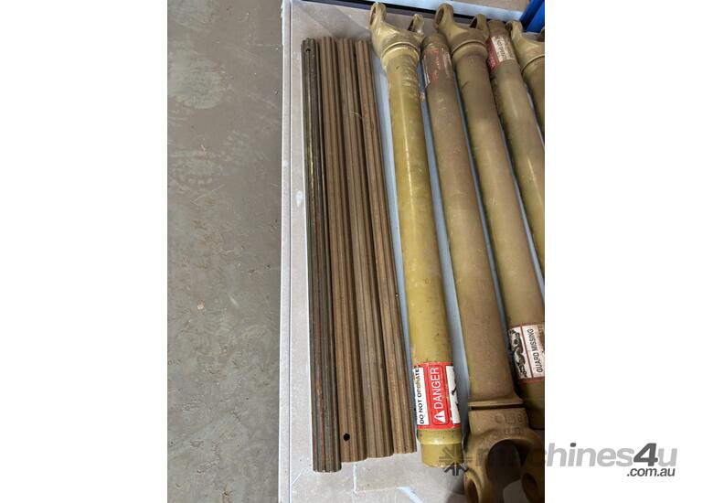 caption PTO Splines and Shafts