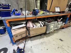 2x Pallet Racking work bench (Excluding contents) - picture0' - Click to enlarge