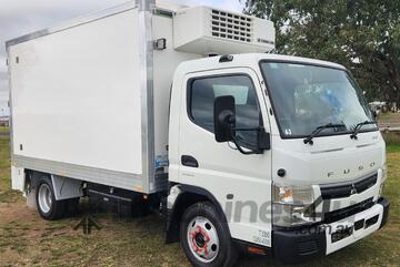Mitsubishi Fuso Canter 515 Automatic 4x2 Refrigerated Pantech Truck. Ex Coles