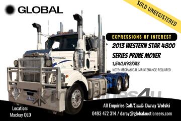 2013 Western Star 4800 Series Prime Mover - Mackay
