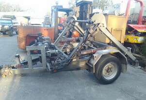 3ton self loading cable drum trailer , 2,200 dia drums x 1,500 wide