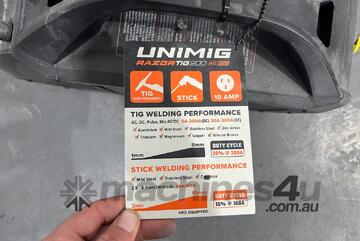 Unimig Razor TIG 200 AC/DC U12002K Welder