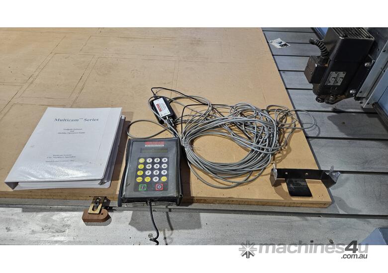 Used 2008 multicam Multicam MCII-S CNC Flatbed Router Woodman Cyclonic ...