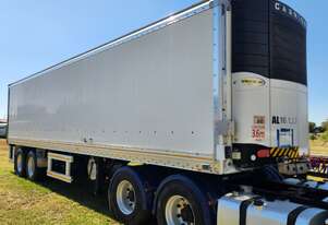 Vawdrey VBS2 14.2m (46.5) Bogie Axle Refrigerated Pantech Semi Trailer. Ex Woolworths.