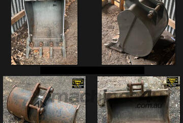 2 x JCB Buckets, 1200mm & 600mm, E.M.U.S AS313