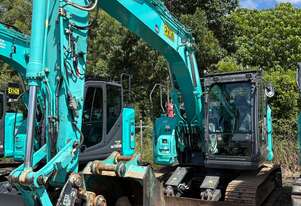 2021 Kobelco SK135SR-7 Excavator | 4,136hrs | Tilt Hitch | GPS Wired | Rubber Pads | Sunshine Coast