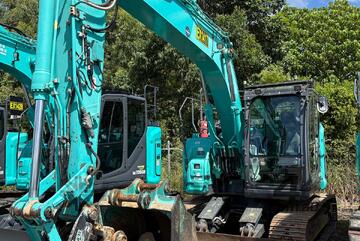 2021 Kobelco SK135SR-7 Excavator | 4,136hrs | Tilt Hitch | GPS Wired | Rubber Pads | Sunshine Coast