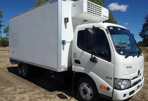 Hino 300 Series 2 616 Medium 4x2 Automatic Refrigerated Pantech Truck. Ex Woolworths.