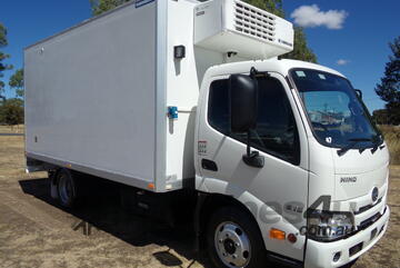 Hino 300 Series 2 616 Medium 4x2 Automatic Refrigerated Pantech Truck. Ex Woolworths.