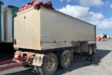 2010 Sloanbuilt Trailers 4-ADT Quad Axle End Tipping Dog Trailer