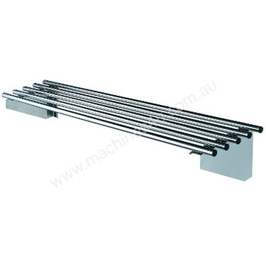 SIMPLY STAINLESS 600MM PIPE WALL SHELF