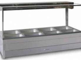 Hot Foodbar - Roband S24 Square Glass Double Row - picture0' - Click to enlarge