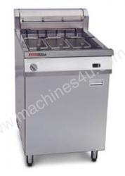 caption Electric Fryer- Austheat AF813R Single Pan 3 Baske