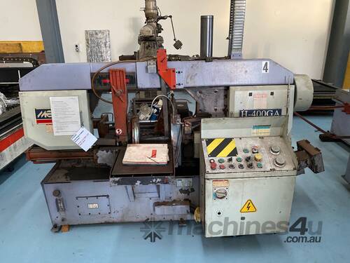 USED MEGA H-400GA SEMI AUTO | 400MM DIA CAPACITY | DUAL VICE SYSTEM BAND SAW