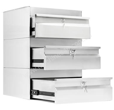 Simply Stainless 410 x 410 x 675mm Triple Drawer
