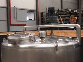Stainless Steel Mixing Tank - Capacity 3,000 Lt - picture1' - Click to enlarge