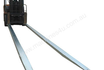 ACTIVE FORKLIFTS - Galvanized Forklift Tine Slippers Class 4 2400mm suite 165x65mm tynes