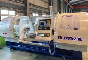 AJAX 610mm, 720mm & 800mm Swing Flat Bed CNC Lathes up to 255mm bore