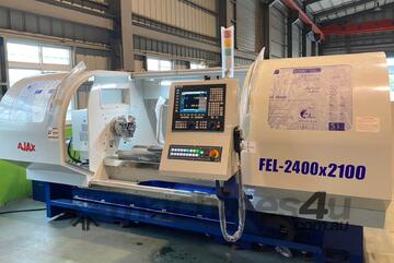 AJAX 610mm, 720mm & 800mm Swing Flat Bed CNC Lathes up to 255mm bore