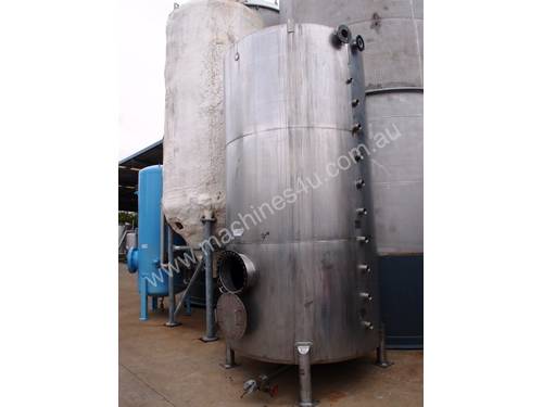 Stainless Steel Storage Tank (Vertical), Capacity: 10,000Lt